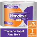 Toalla Papel Jumbo Hoja Simple Rollo 170 Mt ASEO Y LIMPIEZA RENDIPEL PRO 