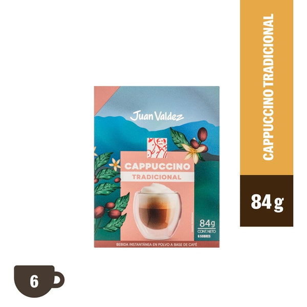 Café Instantáneo Cappuccino Tradición 14Gr X 6 Un ALIMENTOS JUAN VALDEZ 