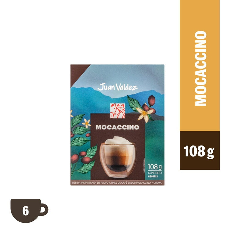 Café Instantáneo Mocaccino 18 Gr X 6 Un ALIMENTOS JUAN VALDEZ 