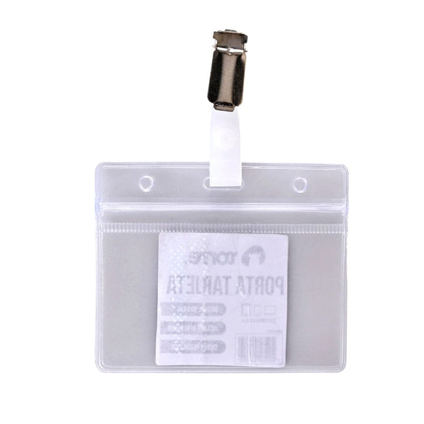 Porta Credencial Con Clip 9 X 6 Cm OFICINA Y LIBRERIA TORRE 