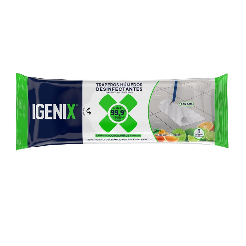 Trapero Húmedo Desinfectante 8 Un ASEO Y LIMPIEZA IGENIX 