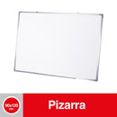 Pizarra Magnética Pared Marco Aluminio Liso 90 X 120 Cm OFICINA Y LIBRERIA DATA ZONE 