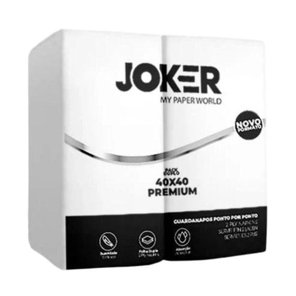 Servilleta Mesa Premium Doblada 40X40 Blanca 50 Un TISSUE JOKER 