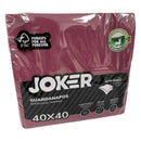 Servilleta Mesa Premium 40X40 Burdeo 50 Un TISSUE JOKER 