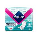 Toalla Higiénica Tela Extra Suave 10 Un CUIDADO PERSONAL NOSOTRAS 