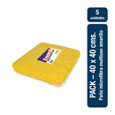 Paño Microfibra Amarillo 40X40 5 Un ASEO Y LIMPIEZA TREMEX 