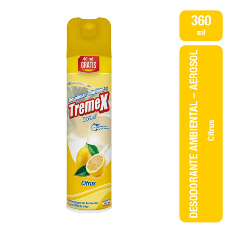 Desodorante Ambiental Aerosol Citrus 360 Ml ASEO Y LIMPIEZA TREMEX 