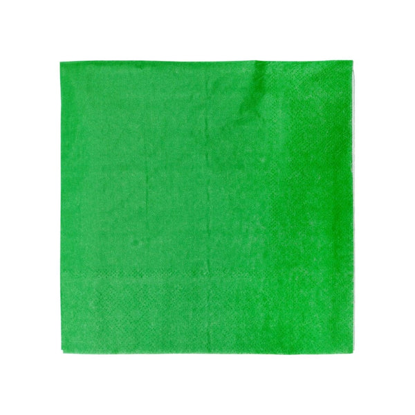 Servilleta Mesa Lisa 33x33 Verde 20 Un TISSUE FECO 
