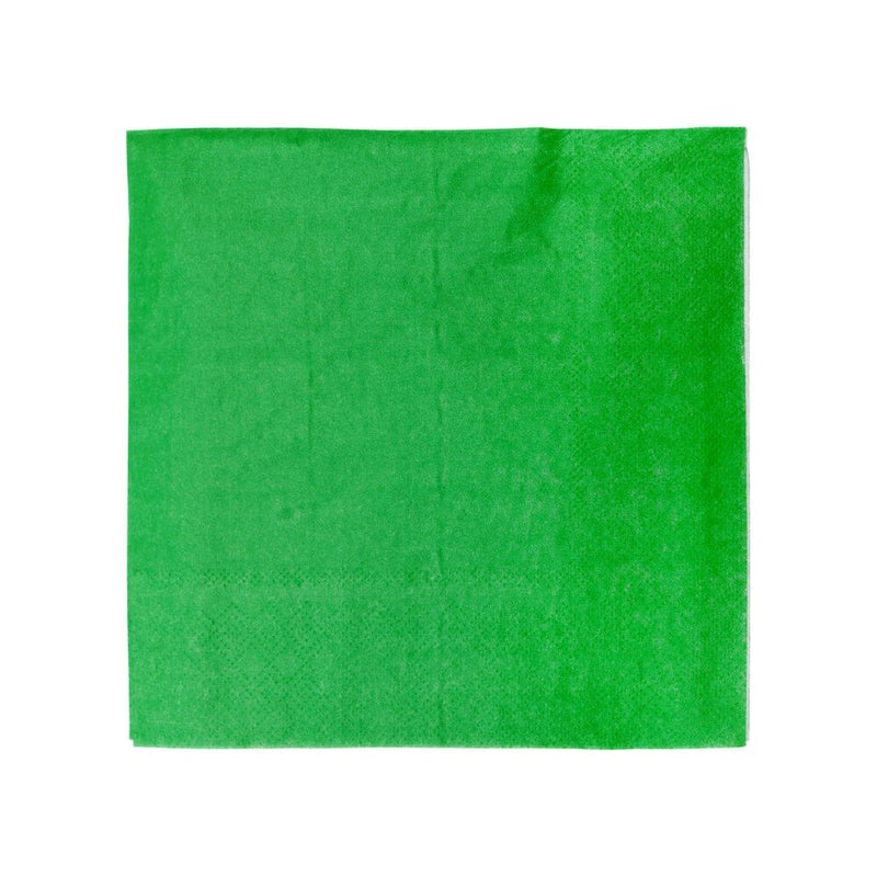 Servilleta Mesa Lisa 33x33 Verde 20 Un TISSUE FECO 