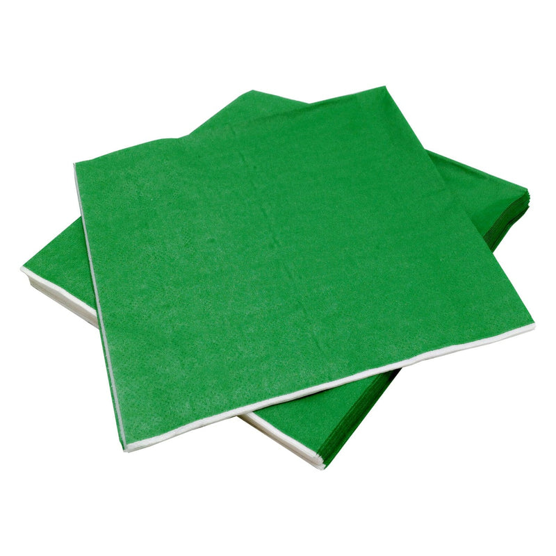 Servilleta Mesa Lisa 33x33 Verde 20 Un TISSUE FECO 