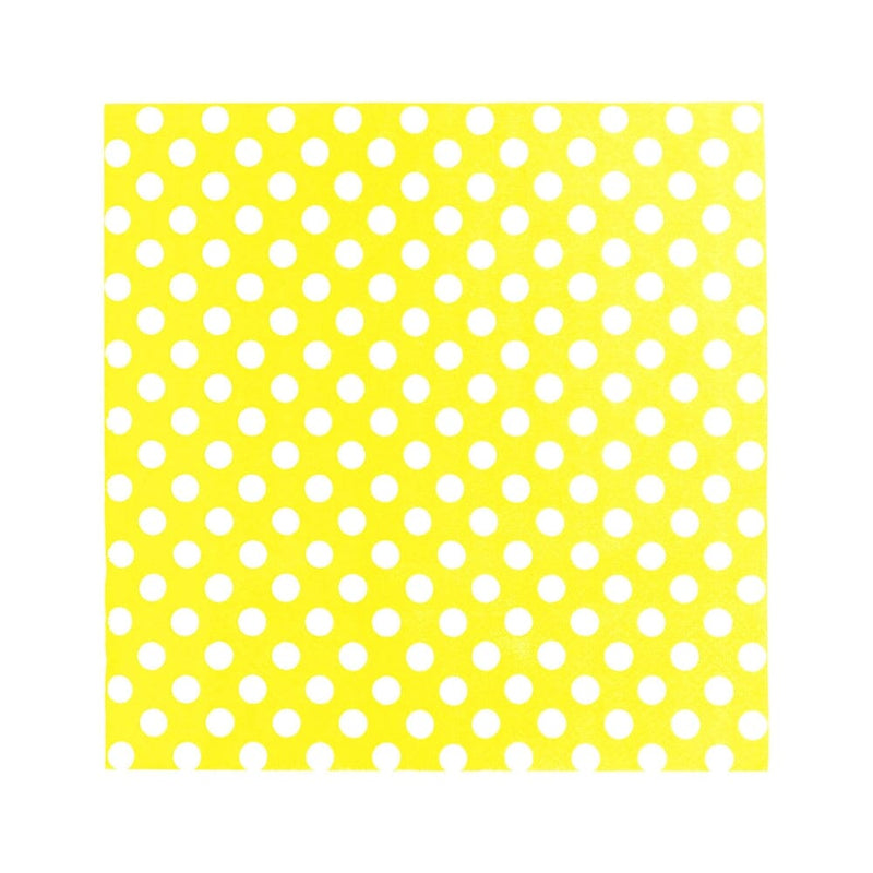 Servilleta Mesa Diseño 33x33 Amarillo 20 Un TISSUE FECO 