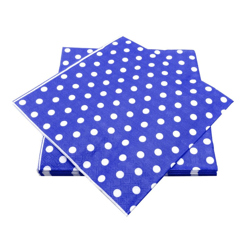 Servilleta Mesa Diseño 33x33 Azul 20 Un TISSUE FECO 