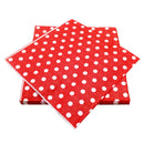 Servilleta Mesa Diseño 33x33 Rojo 20 Un TISSUE FECO 