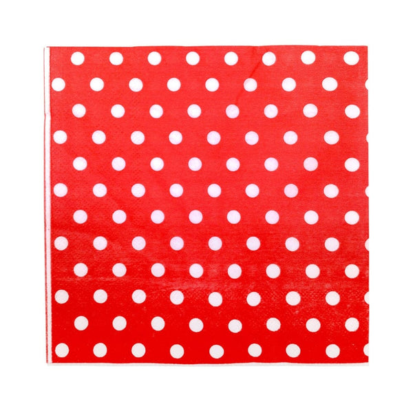 Servilleta Mesa Diseño 33x33 Rojo 20 Un TISSUE FECO 