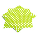 Servilleta Mesa Diseño 33x33 Verde Lima 20 Un TISSUE FECO 