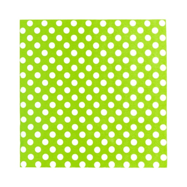 Servilleta Mesa Diseño 33x33 Verde Lima 20 Un TISSUE FECO 