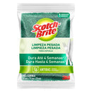 Esponja Lisa Antibacterial Verde ASEO Y LIMPIEZA SCOTCHBRITE 