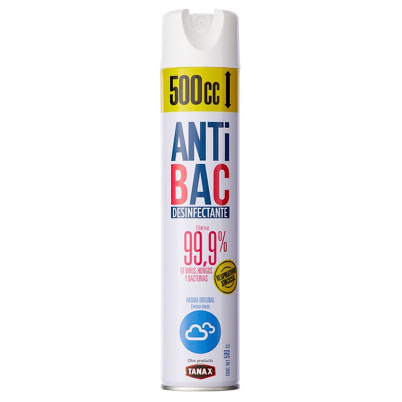 Desinfectante Ambiental Aerosol Original 500 Ml ASEO Y LIMPIEZA ANTIBAC 