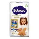 Pañal Bebe Super Premium Talla Xg 54 Un CUIDADO PERSONAL BABYSEC 