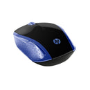 Mouse Inalámbrico Negro/Azul 200 2Hu85Aa TECNOLOGÍA HP 