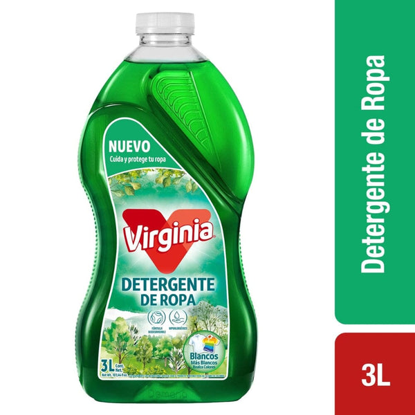 Detergente Liquido Floral 3 Lt ASEO Y LIMPIEZA VIRGINIA 