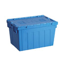 Caja Plástica Bisagra Logística Azul 62 L FERRETERIA WENCO 