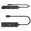 Hub Usb-C A 4Xusb-A 3.0 Uh-400 TECNOLOGÍA GENIUS 