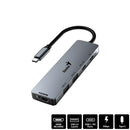 Hub Usb-C A 2Xusb-A+Hdmi+2Xusb-Cuh-500 TECNOLOGÍA GENIUS 