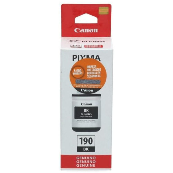 Botella 0667C001 Gi-190Bk Negro 6000 Paginas TECNOLOGIA CANON 