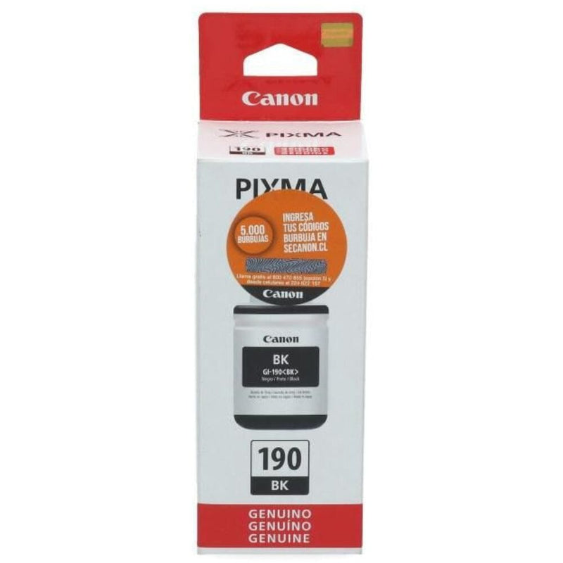 Botella 0667C001 Gi-190Bk Negro 6000 Paginas TECNOLOGIA CANON 
