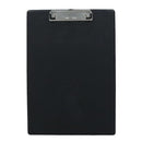 Anotador Con Apretador Vinil Oficio Negro Simple OFICINA Y LIBRERIA D WILLIAMS 