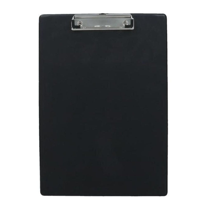 Anotador Con Apretador Vinil Oficio Negro Simple OFICINA Y LIBRERIA D WILLIAMS 