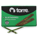 Acco Clip Metálico Dorado Caja 50 Un OFICINA Y LIBRERIA TORRE 