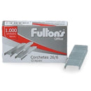 Corchete Estandar 26/06 Pulgadas 1000 Un OFICINA Y LIBRERIA FULTONS 