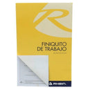 Formulario Finiquito Trabajo OFICINA Y LIBRERIA RHEIN 
