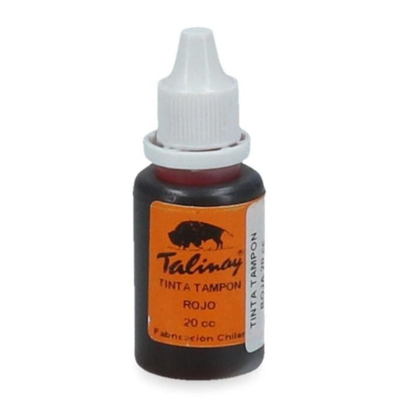 Tinta Para Tampon 20 Cc Roja OFICINA Y LIBRERIA TALINAY 