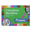 Carpeta Con Cartulina Metálica 10 Pliegos 7 Colores OFICINA Y LIBRERIA TORRE 