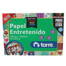 Carpeta Con Papel Entretenido 9 Pliegos 18 Diseños 25X32.5 OFICINA Y LIBRERIA TORRE 