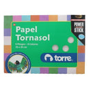 Carpeta Con Papel Tornasol 25 X 35 cm 8 Pliegos 8 Colores OFICINA Y LIBRERIA TORRE 