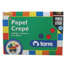 Carpeta Con Papel Crepe 6 Pliegos 6 Colores OFICINA Y LIBRERIA TORRE 