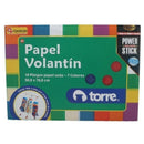 Carpeta Con Papel Volantín 50.8 X 76.8 cm 10 Pliegos 7 Colores OFICINA Y LIBRERIA TORRE 