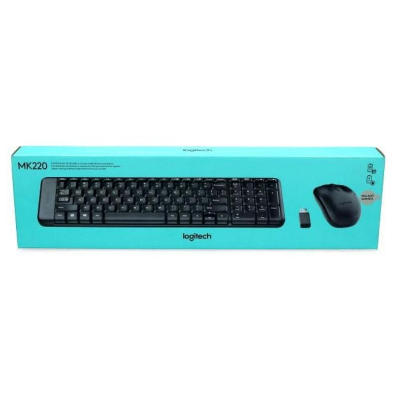 Combo Teclado Mouse Inalámbrico Mk220 TECNOLOGÍA LOGITECH 