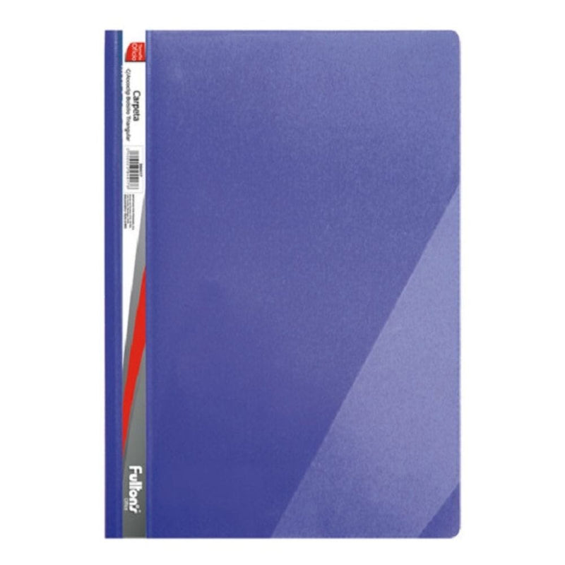 Carpeta Vinil Oficio Con Accoclip Y Bolsa Azul OFICINA Y LIBRERIA FULTONS 