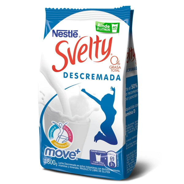 Leche En Polvo Descremada Bolsa 800 Gr ALIMENTOS SVELTY 