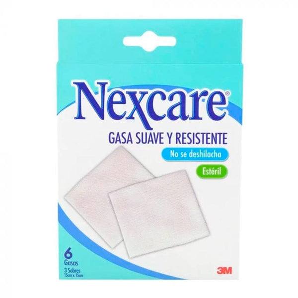 Gasa Esteril No Adherente 15X15 CUIDADO PERSONAL NEXCARE 