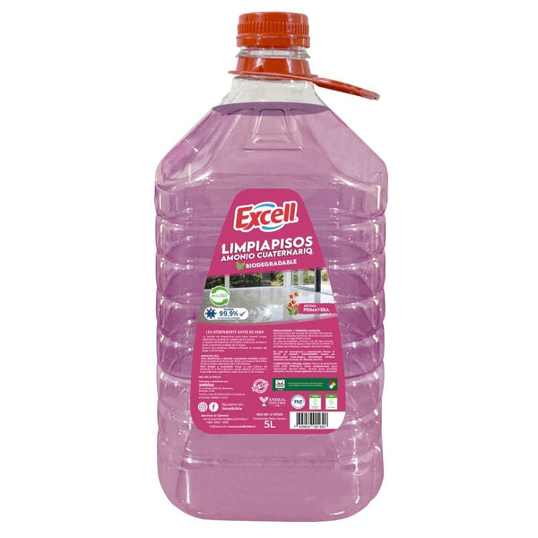 Limpiador Piso 5 Lt Desinfectante Primavera ASEO Y LIMPIEZA EXCELL 
