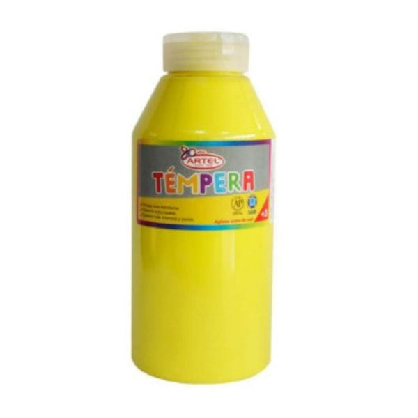 Tempera Amarillo Limón N72 500 ml OFICINA Y LIBRERIA ARTEL 