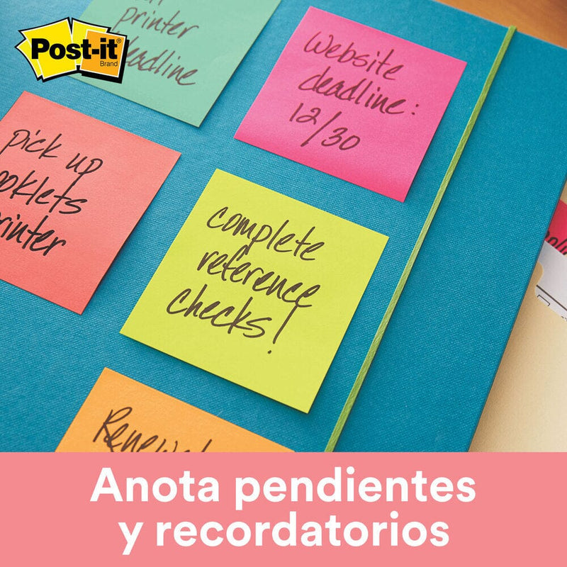 Pack 6 Notas Post It Pop Up R330 Colores Ultra OFICINA Y LIBRERIA POST IT 