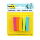 Banderitas Adhesivas Tape Flags 1.5 Cm X 5 Cm 5 Colores Neón 500 Un OFICINA Y LIBRERIA 3M 