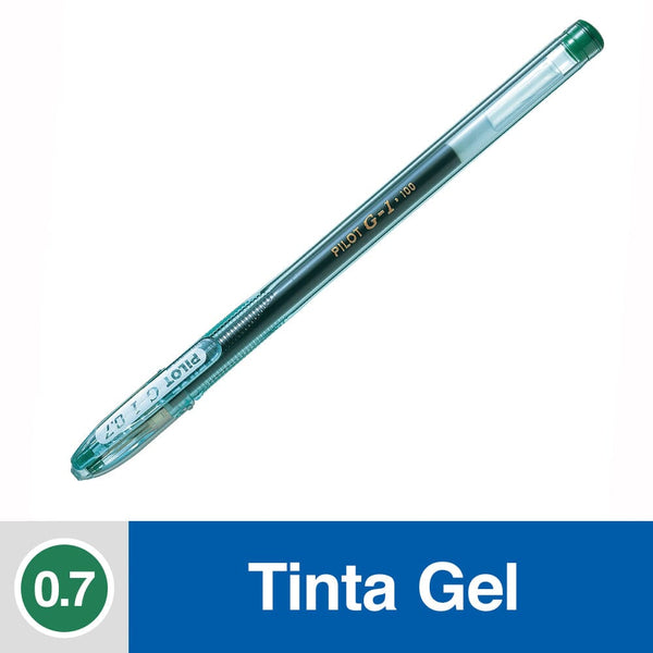 Lápiz Tinta Gel 0.7 Mm Punta Media Verde G1 OFICINA Y LIBRERIA PILOT 